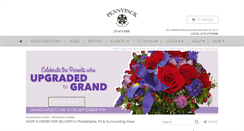 Desktop Screenshot of pennypackflowers.com